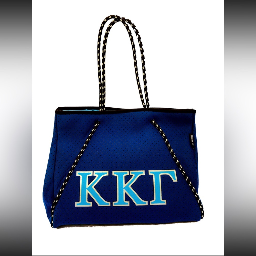 Used Kappa Kappa Gamma Sorority Neoprene Tote Bag